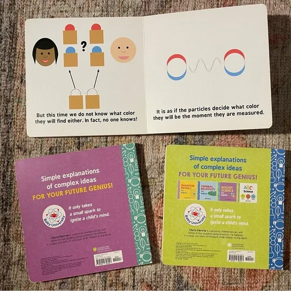 3 Science Baby Board Book Bundle - Picture 2 of 2